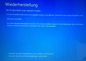 BSOD Windows 10 1607 Update